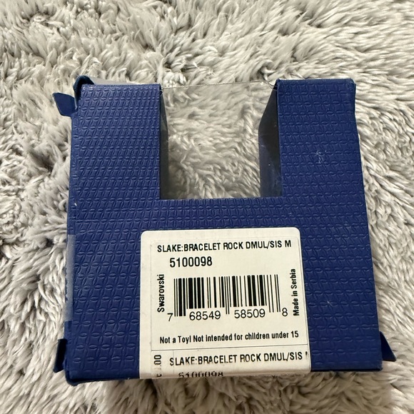 Swarovski Purple Double Wrap Slake Bracelet - Picture 8 of 11